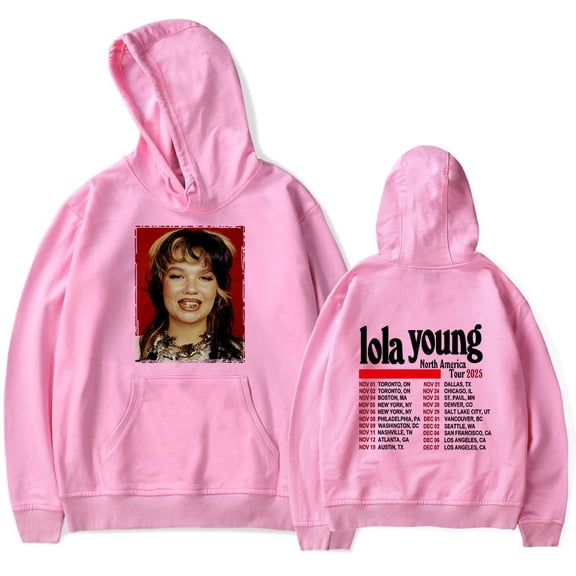 Lola Young North America Tour 2025 Merch Hoodies Women Men Casual Long Sleeve Sweatshirt Fashion Clothes