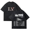 thumbnail image 1 of Lola Young North America Tour 2025 T-shirts Merch Unisex Vintage Cotton Wash Tees Short Sleeve O-neck Tops, 1 of 5