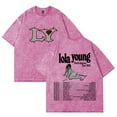 thumbnail image 1 of Lola Young North America Tour 2025 T-shirts Merch Unisex Vintage Cotton Wash Tees Short Sleeve O-neck Tops, 1 of 6