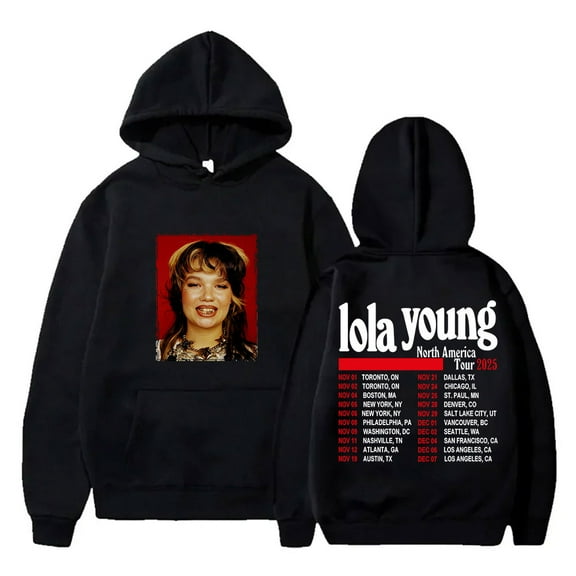 Lola Young One Thing Tour 2025 Hoodies HipHop Streetwear Women Men Long Sleeve Sweatshirts