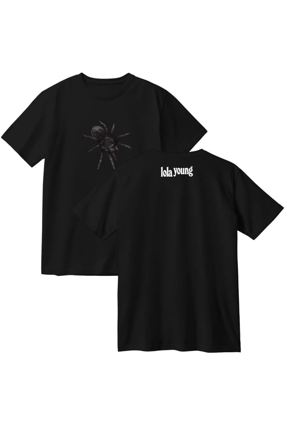 Lola Young Spiders Cotton T-Shirt Women Men Fashion Crewneck Short Sleeve Tee