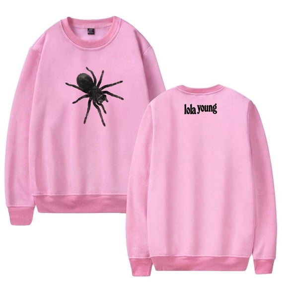 Lola Young Spiders Sweatshirt Women Men Casual Crewneck Long Sleeve Pullover Clothes
