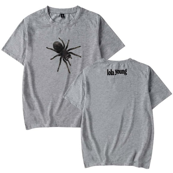 Lola Young Spiders T-Shirt Women Men Casual Crewneck Short Sleeve Fashion Tee