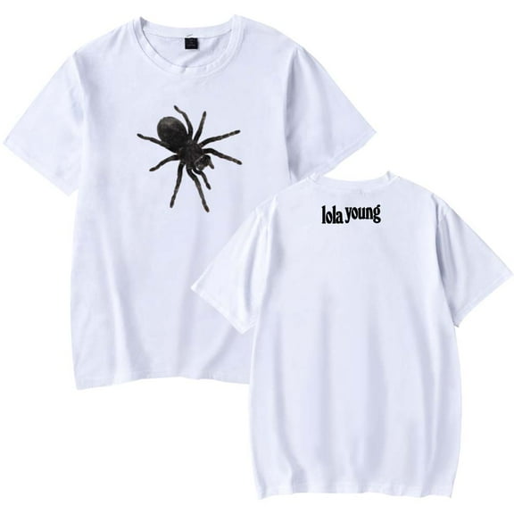 Lola Young Spiders T-Shirt Women Men Casual Crewneck Short Sleeve Fashion Tee