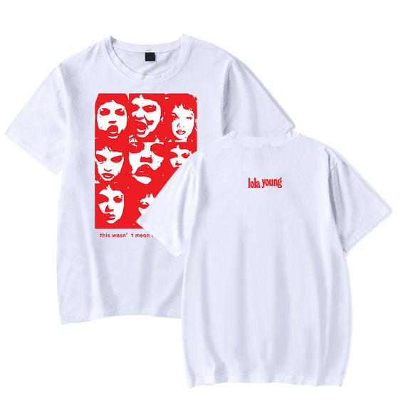 Lola Young T-shirt is not suitable for you no matter what. Album Merch men's and women's round neck short sleeved fashionable casual T-shirt