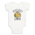 thumbnail image 1 of Lola and Lolo's Little Lumpia Baby Bodysuit One Piece 12 mo White, 1 of 3