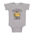 thumbnail image 1 of Lola and Lolo's Little Lumpia Baby Bodysuit One Piece NB Athletic Heather, 1 of 3