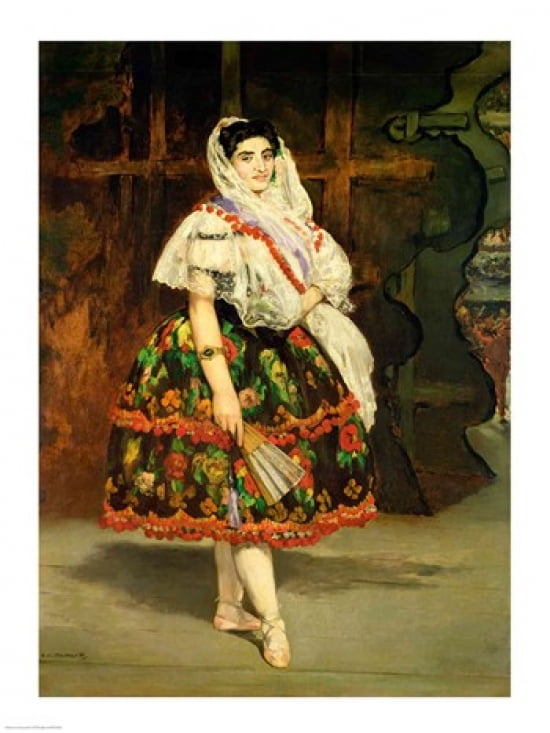 Lola de Valence 1862 Canvas Art - Edouard Manet (18 x 24)