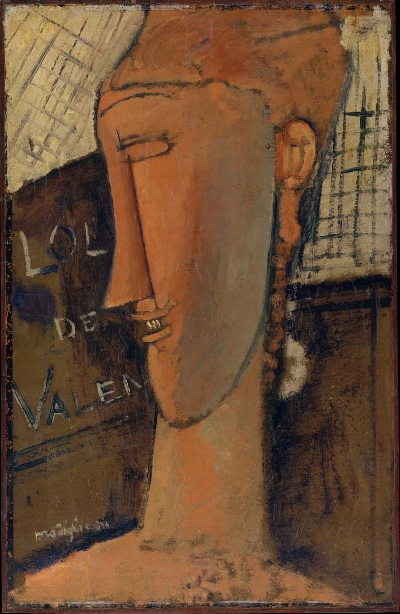 Lola de Valence 1915 Canvas Art - Amedeo Modigliani (18 x 24)