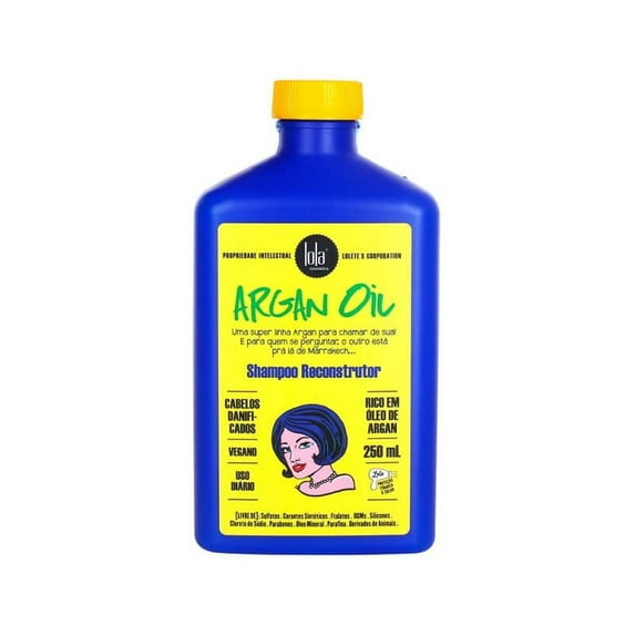 Lola from Rio - Linha Argan Oil - Shampoo Reconstrutor 250 Ml - (Argan Oil Collection - Reconstructive Shampoo 7.78 Fl Oz)