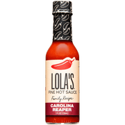 Lola's Fine Hot Sauce Carolina Reaper Signature Family Recipe All-Natural Gluten-Free Keto 5 Fl Oz