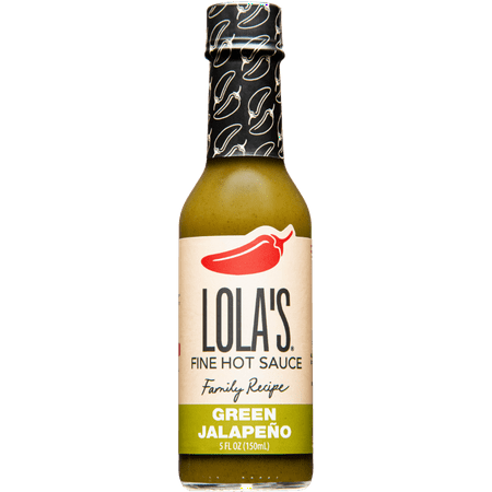 Lola's Fine Hot Sauce - Green Jalapeño and Serrano 5oz.