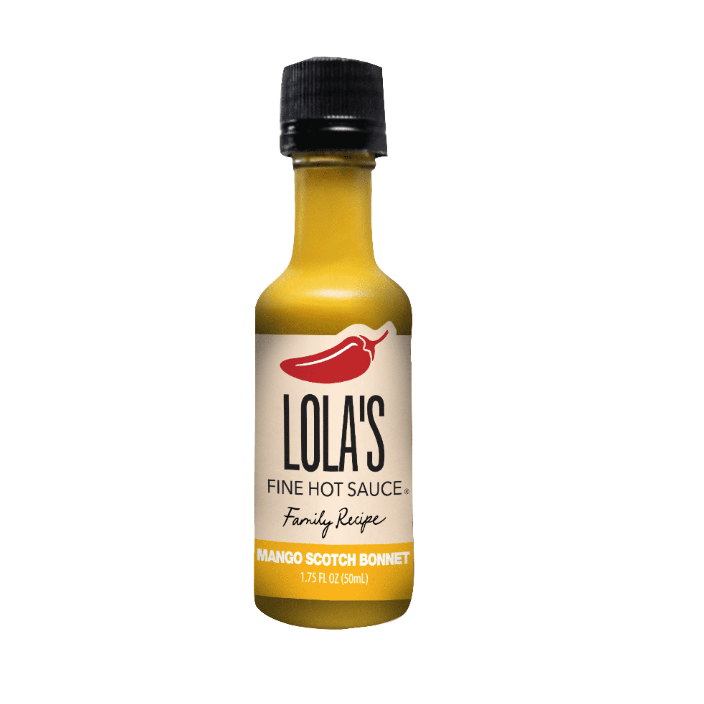 Lola's Fine Hot Sauce Brand Mango Scotch Bonnet Mini | 1.75 fl oz | Gluten Free