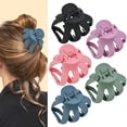 thumbnail image 1 of Lolalet Octopus Hair Claw Clips, 5 Pack Non-slip Jaw Clips Medium Hair Clamps for Thick Curly Long Hair, Wide Grip Hair Accessories for Women Girls -Style A, 1 of 6