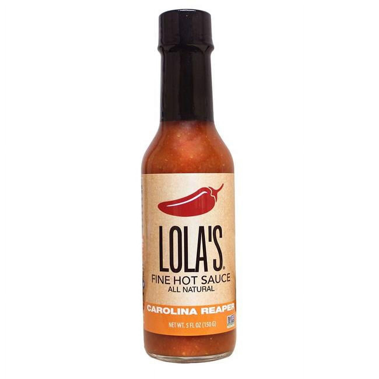 Lolas Carolina Reaper Fine Hot Sauce, 5 Ounce -- 12 per case. Pack Of 12