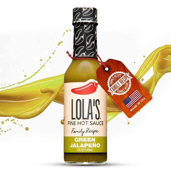 Lolas Fine Hot - Hot Green Jalapeno Sauce - 5 Oz, Case of 12