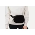 thumbnail image 1 of Lole Unisex Fleece Belt Bag, Black, 1 of 6