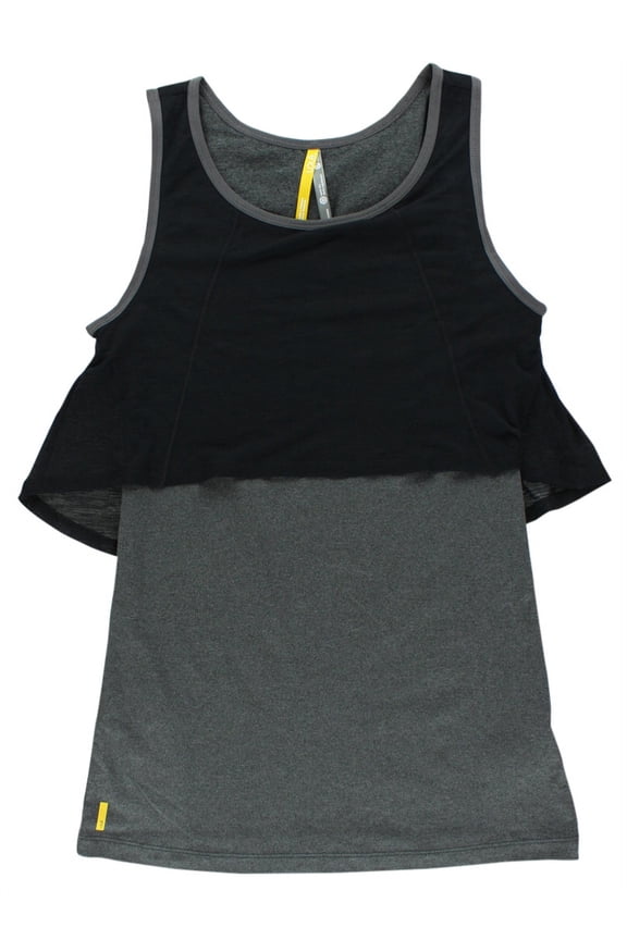 Womens Nadine Tank Top Black M, Color: Black/Grey
