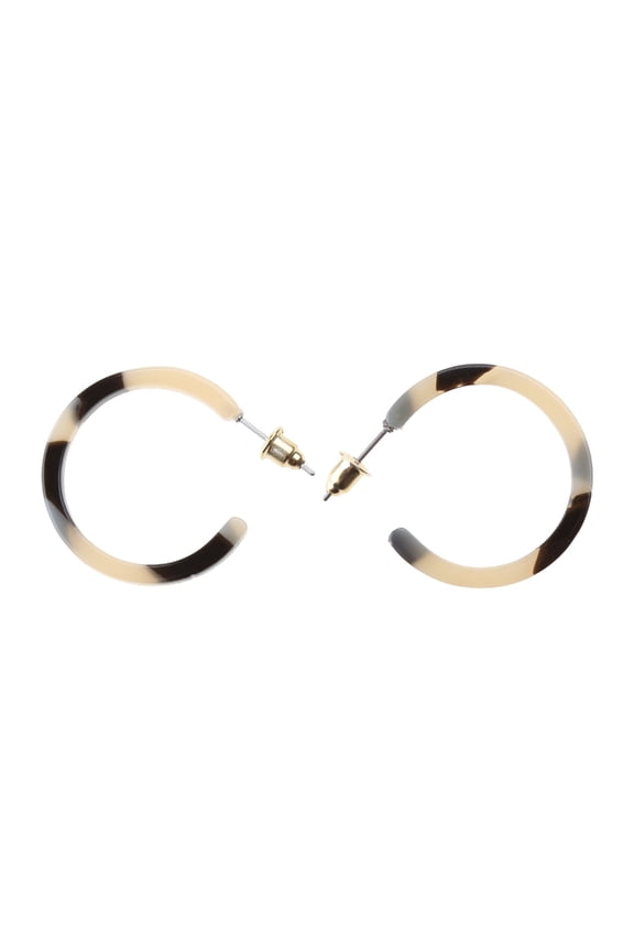 Lolita Acrylic Women Classic Stud Earrings Leopard Round Hoop Earrings Female Fashion Earring Holiday Party Jewelry