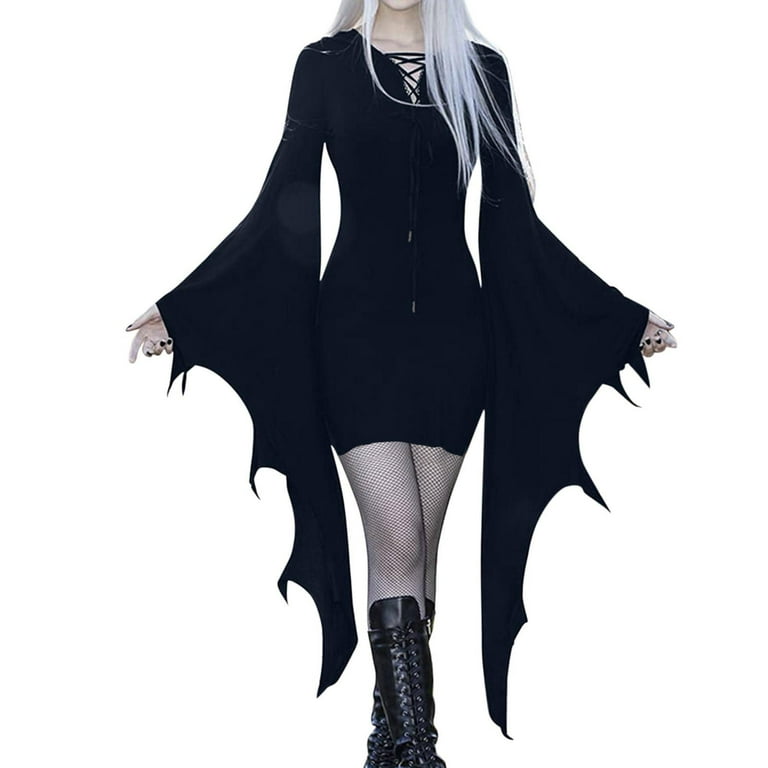 Lolita Dress for Women,Medieval Gothic Punk Dress for Women