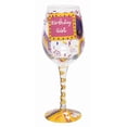 thumbnail image 1 of Enesco Lolita Glassware Birthday Girl Hand Painted Wine Glass 15oz, 1 of 4