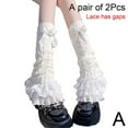 thumbnail image 1 of Lolita Leggings for Women Sweet White Lace Mid Length Socks for Women Lot T, 1 of 9