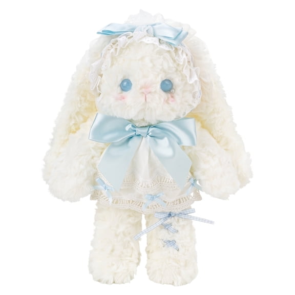 Lolita Rabbit Plush Doll, Delicate Retro Style Rabbit Plush Ornament, Soft Exquisite Fluffy Decorative Piece for Indoor Room Layout and Collection