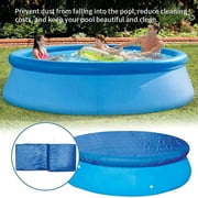 Loliuicca 82.68" Blue Round UV Resistant Protective Pool Cover Above Ground Pools