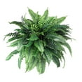 Loliuicca Artificial Boston Fern Realistic Fake Plants Faux Bushes
