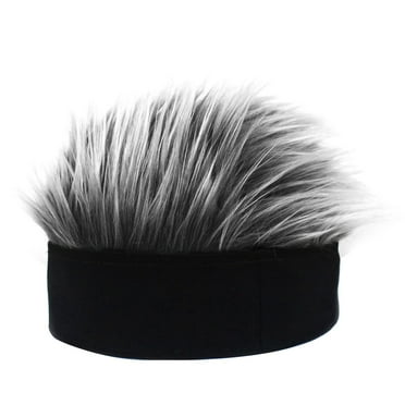 Loliuicca Women Men Spiked Hair Hat Novelty Funny Brimless Hats Adjustable Beanie