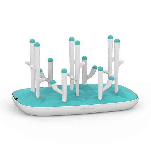Lollaland - Baby Bottle Drying Rack | Drying Rack for Baby Bottle Accessories | Sturdy, High Capacity, Space Saving Bottle Rack