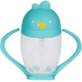 thumbnail image 1 of Lollaland Lollacup Straw Sippy Cup - BPA/BPS-Free, FDA-Approved - 10 Ounces/296 ml, Cool Turquoise, 1 of 15
