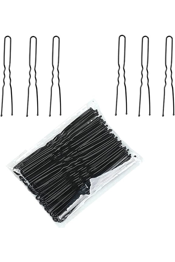 Bobby Pins, 50 Count Hair Pins Hairpins for Women Lady Girls Kids Hair Pin Invisible Wave Hairgrip Barrette Hairclip Bulk Hair Accessories(6cm/2.36 Inch)