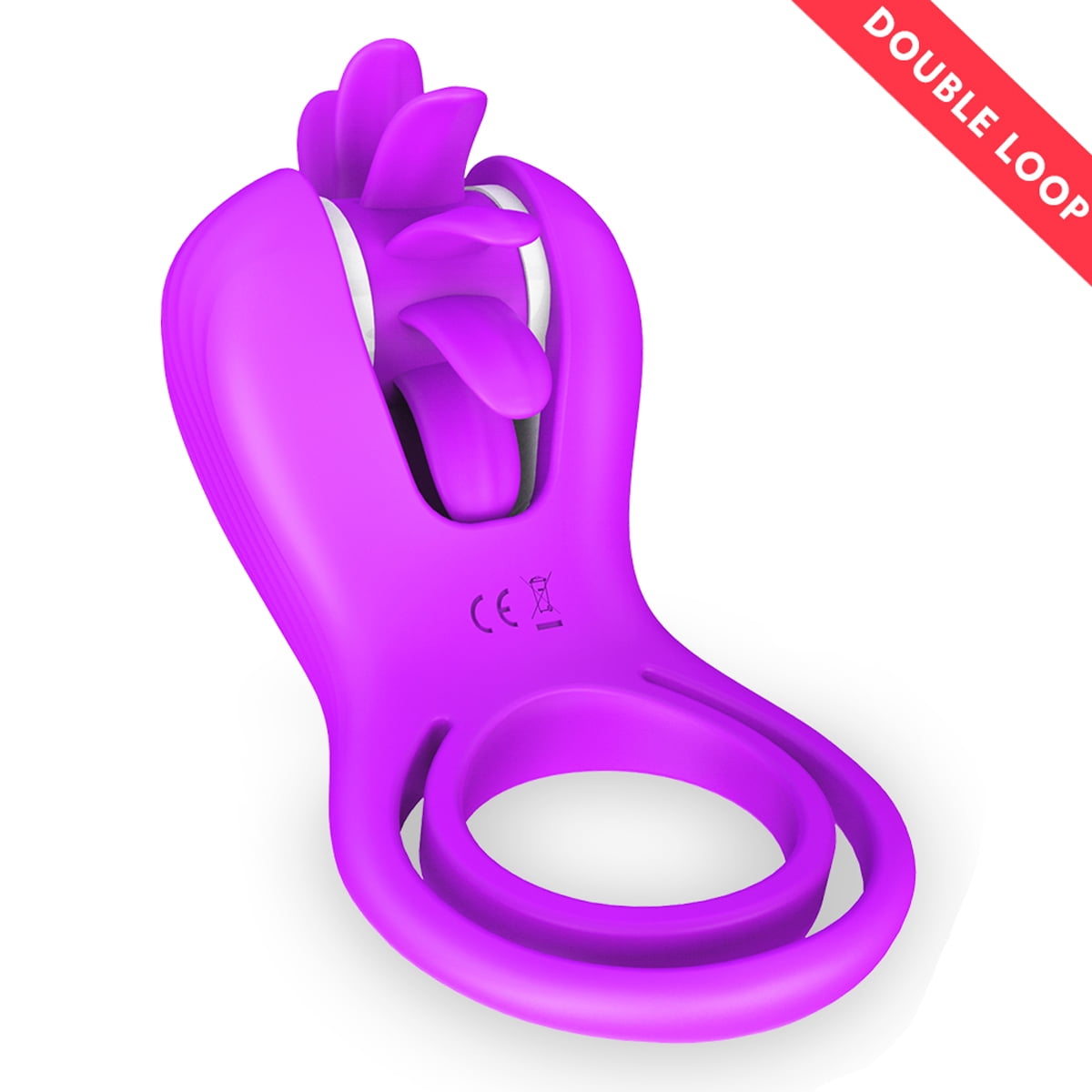 Lollanda Clitoral Licking Vibrator for Women,Vibrating Penis Ring for  Man,Couples Sex Toy Rotating Tongue Stimulation - Walmart.com