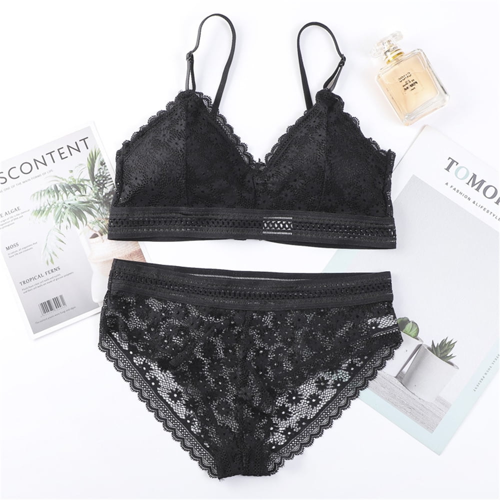 Lollanda Matching Underwear Sexy Lingerie Set Lace with Bra and Panty Set