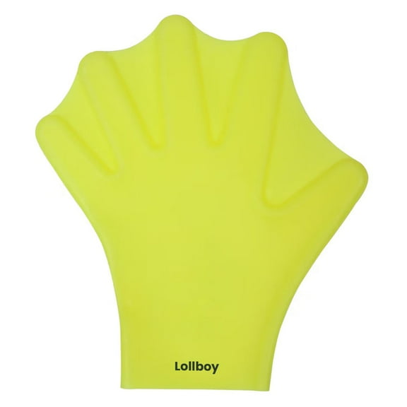 Lollboy Swimming gloves, Swim Training Gloves Web Gloves Swimming,Closed Full Finger Webbed Water Gloves Unisex Adult