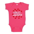 thumbnail image 1 of Lolli Was Here Baby Bodysuit One Piece 24 mo Cyber Pink, 1 of 3