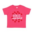 thumbnail image 1 of Lolli Was Here Toddler T-Shirt 5/6T Cyber Pink, 1 of 3