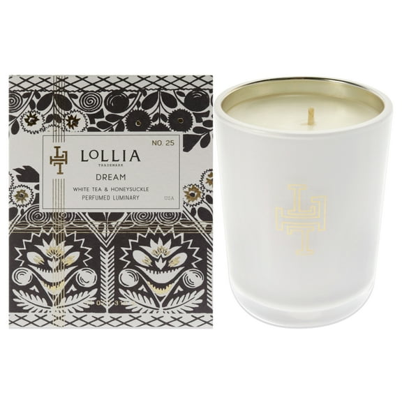 Dream Perfumed Luminary Candle by Lollia for Unisex - 11 oz Candle