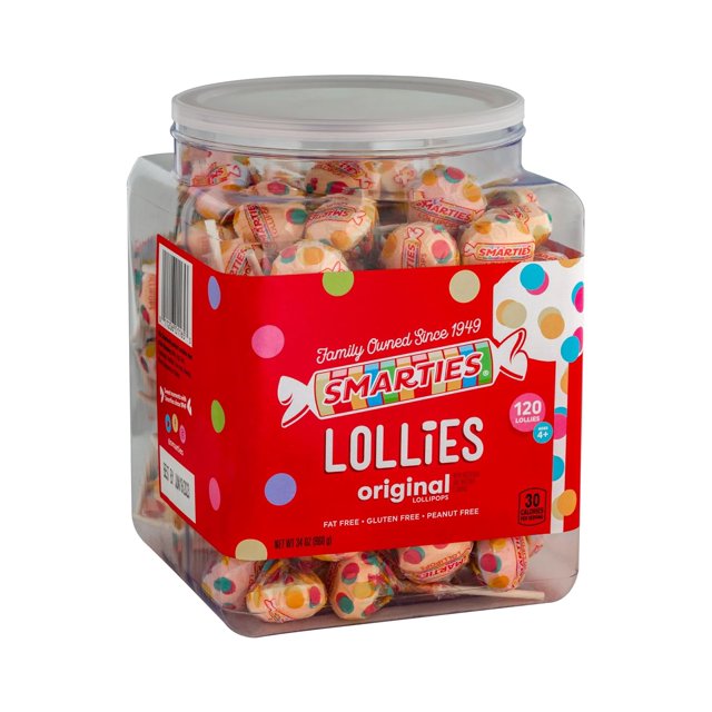 Lollies Gluten Free, Peanut ,Fat Free Assorted Fruity Flavors, Low