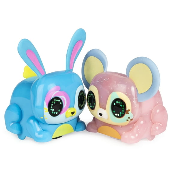 Lollipets, Two-Pack, Mini Interactive Collectible Pets with Candy-Shaped Accessory, for Ages 5 and Up (Style May Vary), Multicol