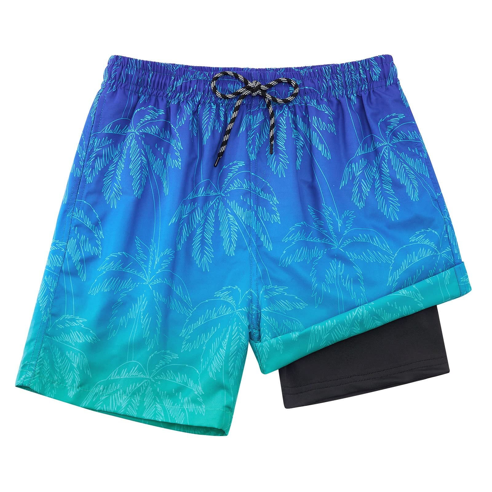 Lollipie Boys Swim Trunks, Compression Liner Swim Shorts, Quick Dry ...