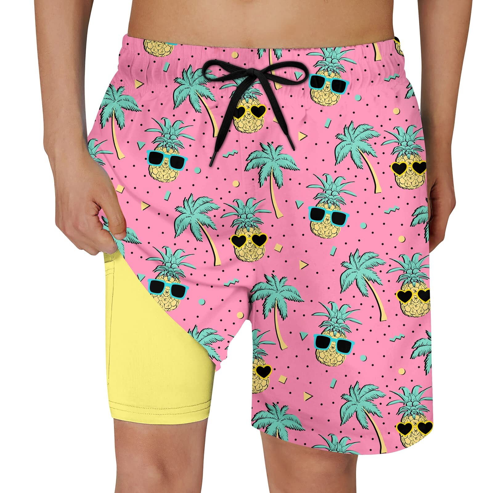 Spyder Herren Badeshorts 9″ – Schnell Trocknend, Dehnbar, Mit UPF 50+ & Netzfutter