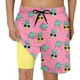 thumbnail image 1 of Lollipie Boys Swim Trunks Compression Liner Swim Shorts Quick Dry Bathing Suit with Boxer Brief Swimwear 7-20T, 1 of 9