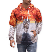 Lollipie Hoodies for Men Women Novelty 3D Print Graphic Fleece Sweatshirts Cool Funny Pullover Hoody With Pocket