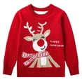 thumbnail image 1 of Lollipie Kids Christmas Sweater for Toddler Girls Boys Holiday Pullover Sweatshirts Top, 1 of 7