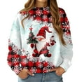thumbnail image 1 of Lollipie Women Ugly Christmas Sweatshirt Long Sleeve Shirts Crew Neck Pullover, 1 of 7