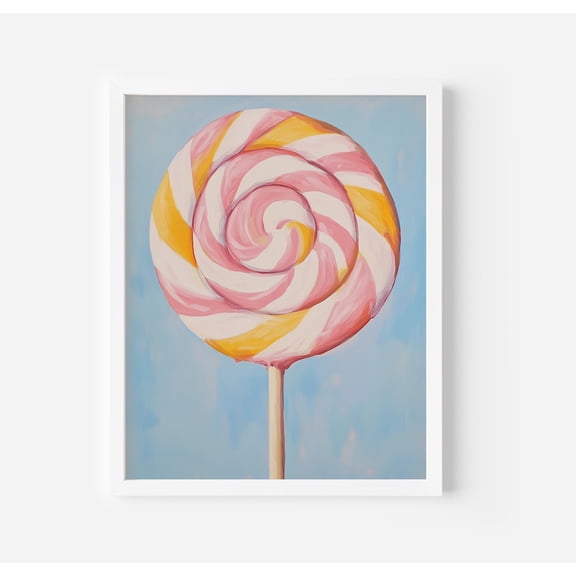 Lollipop Art Poster Modern Candy Poster Decor For Living Room Bedroom, Unframed Poster Size 24x36 F03.1.19l574