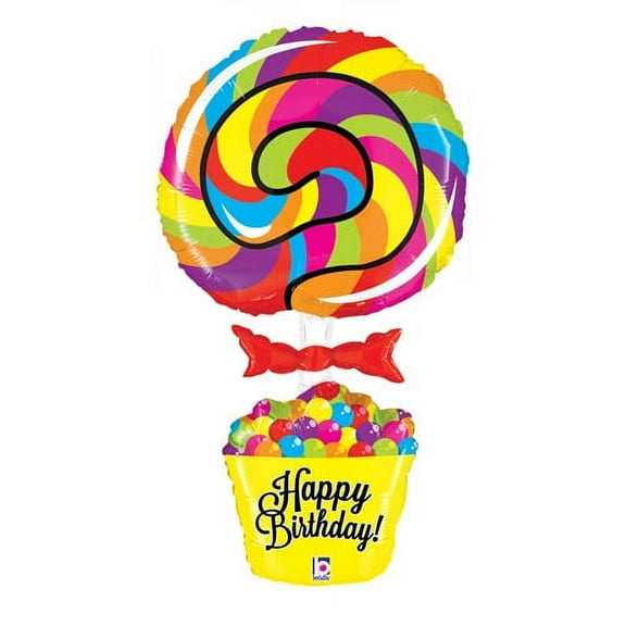 Lollipop Birthday Foil Balloon