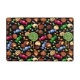 thumbnail image 1 of Lollipop Candy Chocolate Bean Print Shaggy Area Rug, Rugs for Living Room Bedroom Non Slip Door Mat Indoor Carpet Machine Washable Nursery Home Decor Floor Mats for Entryway 60x39in-#, 1 of 5